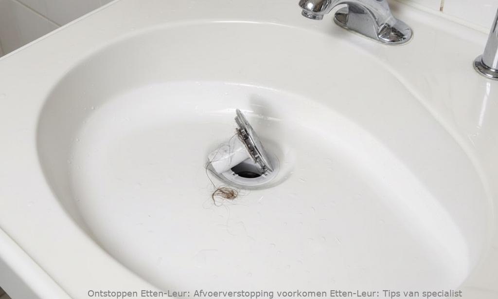 Afvoerverstopping voorkomen Etten-Leur: Tips van specialist