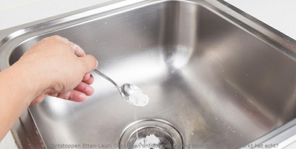 Gootsteen ontstoppen baking soda Etten-Leur: Werkt het echt?