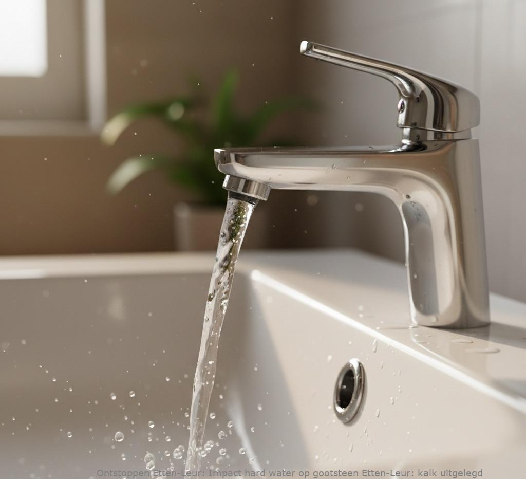 Impact hard water op gootsteen Etten-Leur: kalk uitgelegd