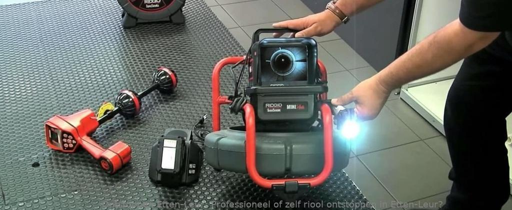 Professioneel of zelf riool ontstoppen in Etten-Leur?