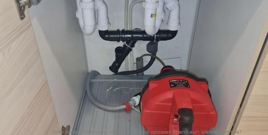 Verstopping riool oplossen Etten-Leur: wanneer en hoe?