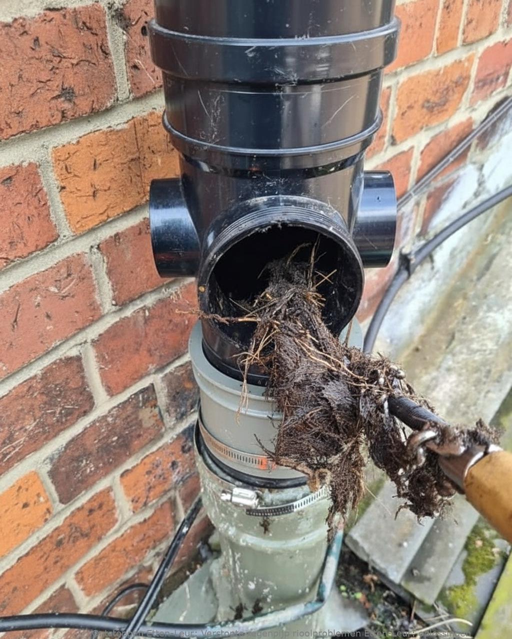 Verstopte regenpijp rioolproblemen Etten-Leur: oplossingen