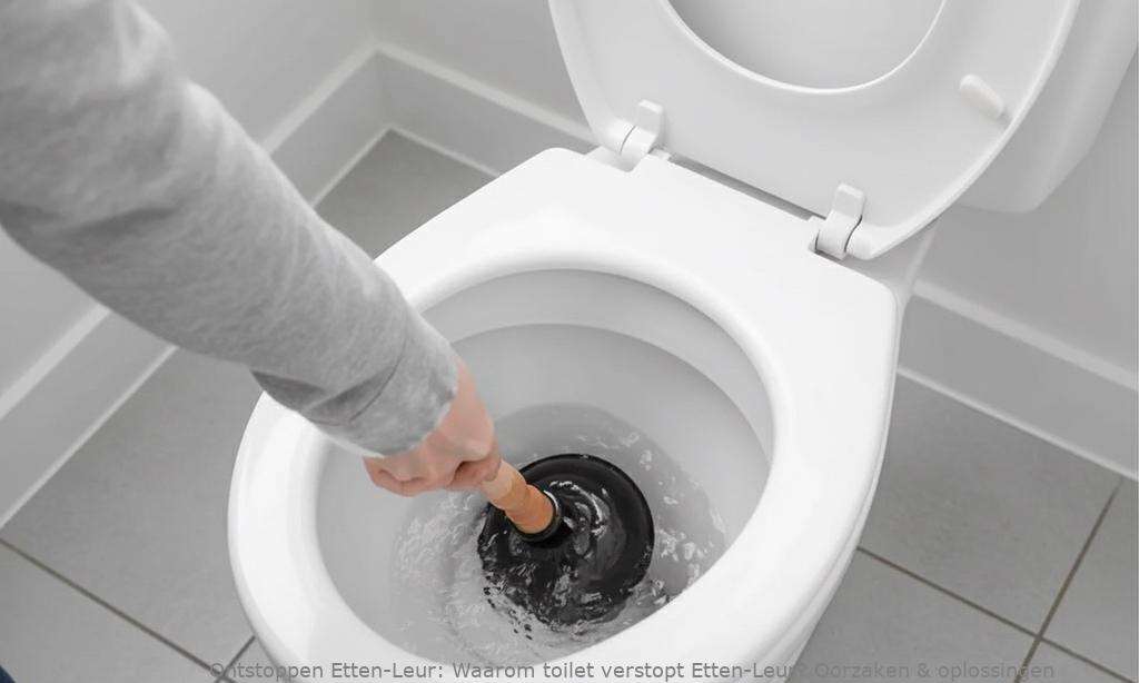 Waarom toilet verstopt Etten-Leur? Oorzaken & oplossingen