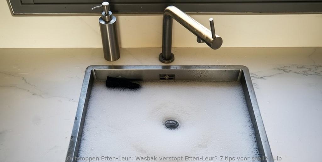 Wasbak verstopt Etten-Leur? 7 tips voor snelle hulp