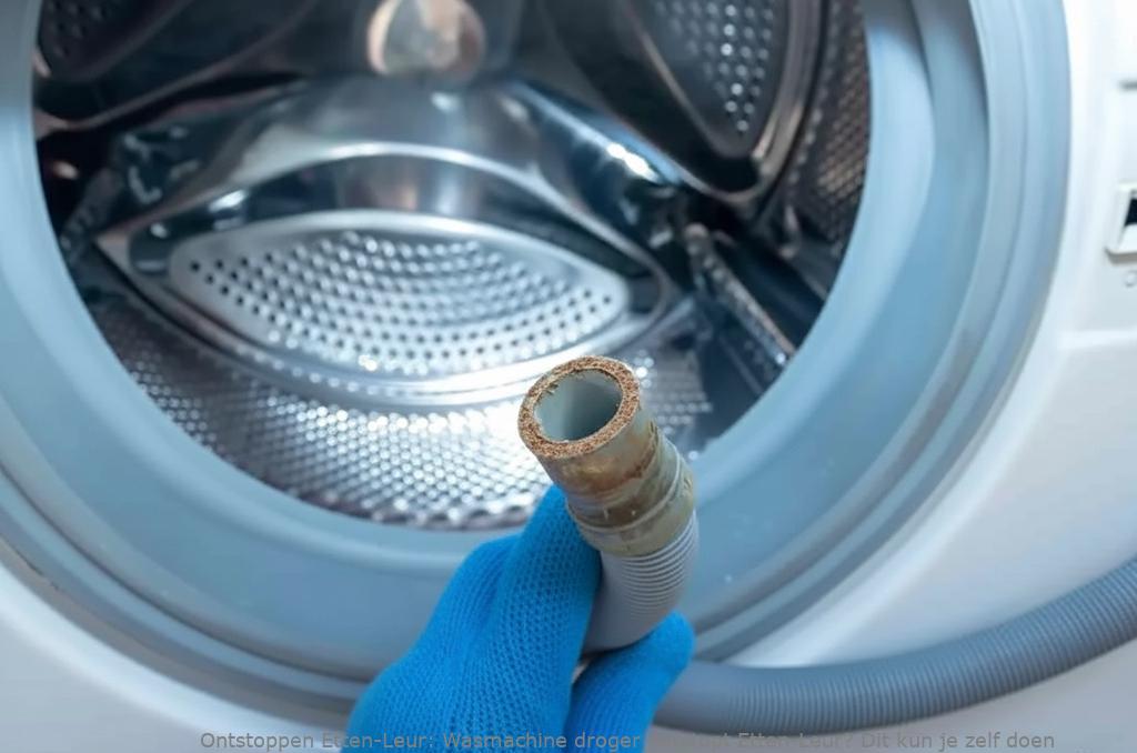 Wasmachine droger verstopt Etten-Leur? Dit kun je zelf doen