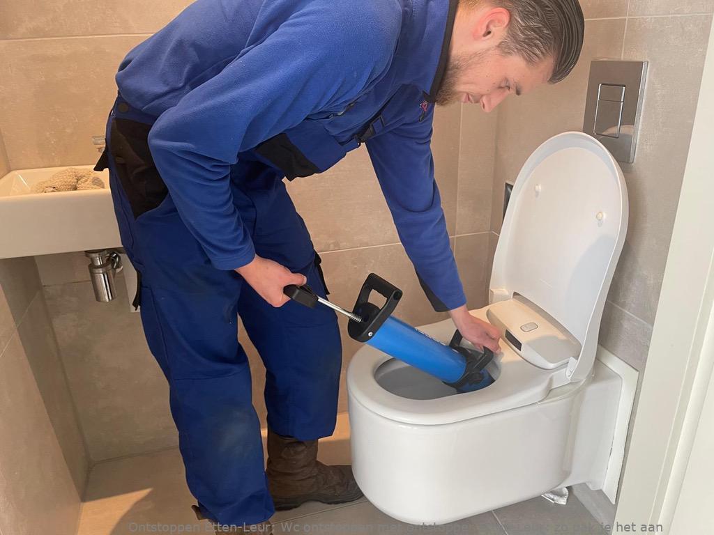 Wc ontstoppen met ontstopper Etten-Leur: zo pak je het aan