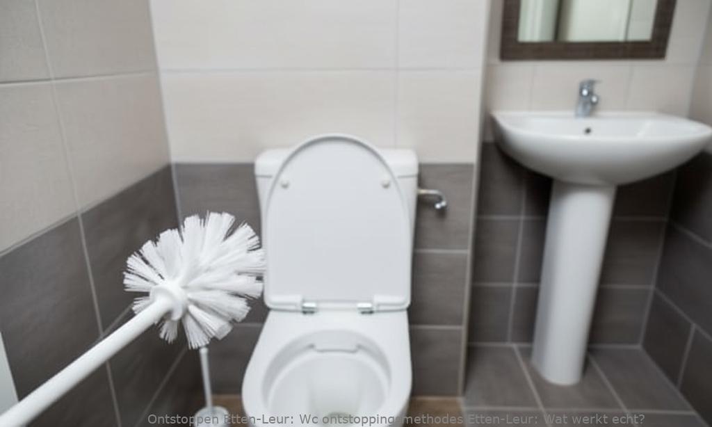 Wc ontstoppingsmethodes Etten-Leur: Wat werkt echt?